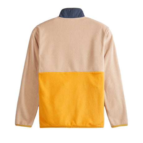 Picture Men's Mathew 1/4 Fleece Pullover Autumn Blaze/Latte / Small-Autumn Blaze/Latte / Medium-Autumn Blaze/Latte / Large-Autumn Blaze/Latte / X-Large - 53 Degrees North 