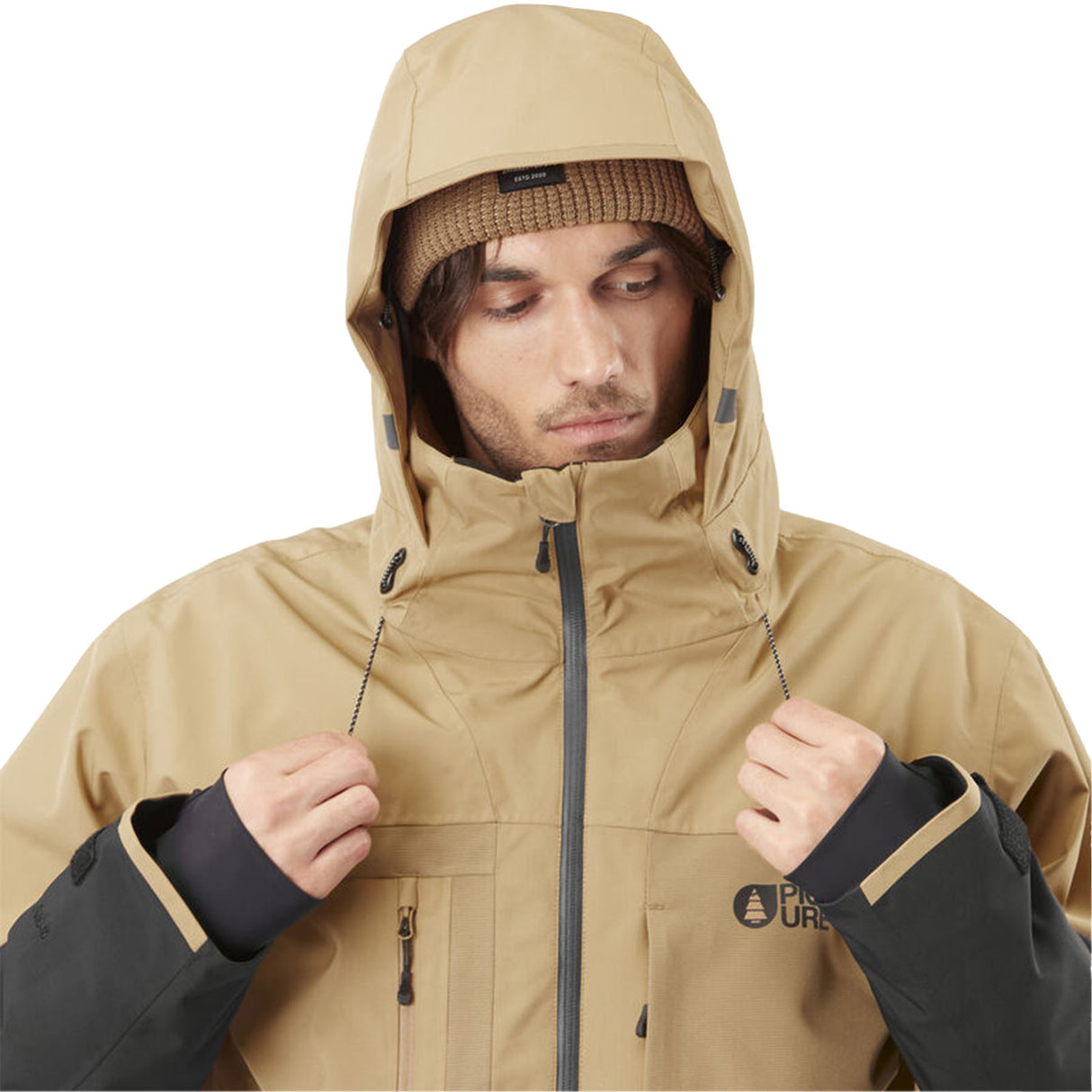 Picture Men's Waterproof Track Snow Jacket Tannin/Black / Small-Tannin/Black / Medium-Tannin/Black / Large-Tannin/Black / X-Large-Laurel Wreath/Dark Blue / Small - 53 Degrees North 