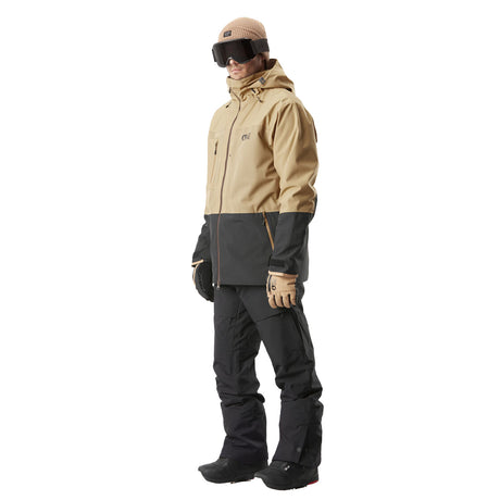 Picture Men's Waterproof Track Snow Jacket Tannin/Black / Small-Tannin/Black / Medium-Tannin/Black / Large-Tannin/Black / X-Large-Laurel Wreath/Dark Blue / Small - 53 Degrees North 