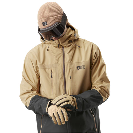 Picture Men's Waterproof Track Snow Jacket Tannin/Black / Small-Tannin/Black / Medium-Tannin/Black / Large-Tannin/Black / X-Large-Laurel Wreath/Dark Blue / Small - 53 Degrees North 