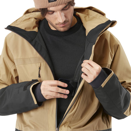 Picture Men's Waterproof Track Snow Jacket Tannin/Black / Small-Tannin/Black / Medium-Tannin/Black / Large-Tannin/Black / X-Large-Laurel Wreath/Dark Blue / Small - 53 Degrees North 