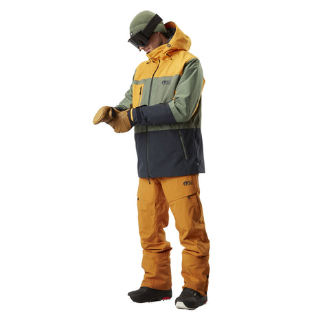 Picture Men's Waterproof Track Snow Jacket Tannin/Black / Small-Tannin/Black / Medium-Tannin/Black / Large-Tannin/Black / X-Large-Laurel Wreath/Dark Blue / Small - 53 Degrees North 