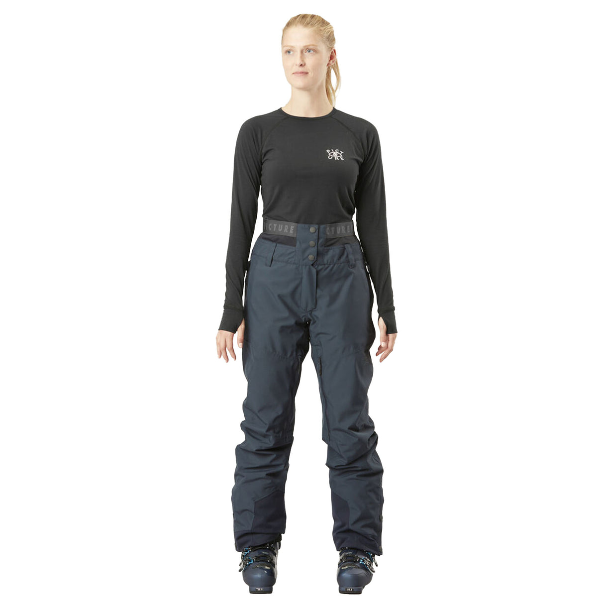 Picture Women's Waterproof Exa Snow Pants Dark Blue / X-Small-Dark Blue / Small-Dark Blue / Medium-Dark Blue / Large-Ice Melt / X-Small - 53 Degrees North 