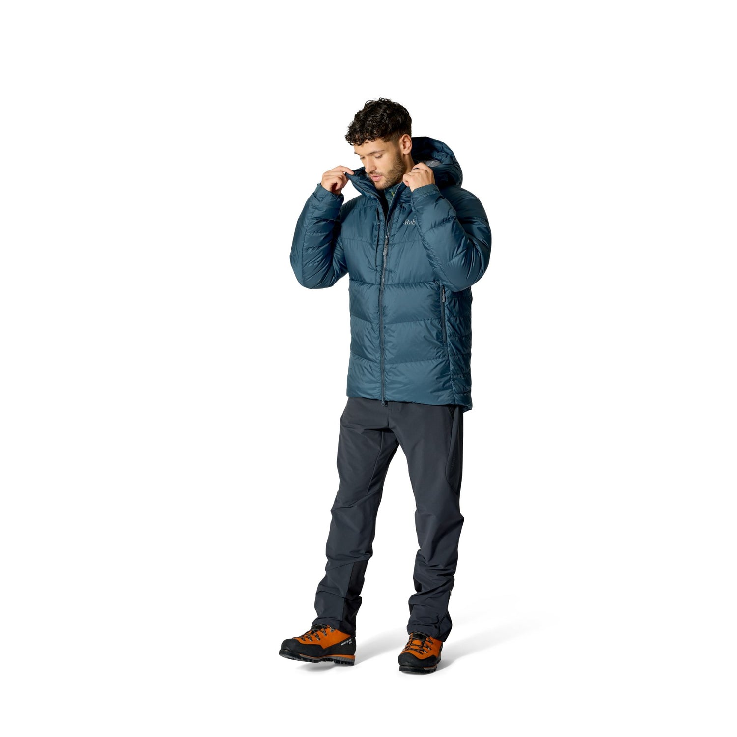 Rab Men's Positron Pro Hooded Down Jacket Tempest Blue / Small-Tempest Blue / Medium-Tempest Blue / Large-Tempest Blue / X-Large #- 53 Degrees North 