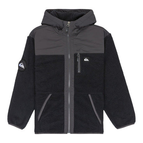 Quiksilver Boys' Back To S School Hood True Black / Age 7-8-True Black / Age 9-10-True Black / Age 11-12-True Black / Age 13-14-True Black / Age 15-16 - 53 Degrees North 