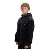 Quiksilver Boys' Back To S School Hood True Black / Age 7-8-True Black / Age 9-10-True Black / Age 11-12-True Black / Age 13-14-True Black / Age 15-16 - 53 Degrees North 