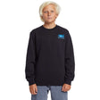 Quiksilver Boys' Graphic Crew Pullover Black / Age 7-8-Black / Age 9-10-Black / Age 11-12-Black / Age 13-14-Black / Age 15-16 - 53 Degrees North 