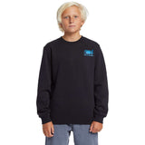 Quiksilver Boys' Graphic Crew Pullover Black / Age 7-8-Black / Age 9-10-Black / Age 11-12-Black / Age 13-14-Black / Age 15-16 - 53 Degrees North 