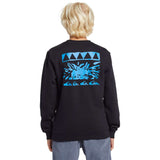Quiksilver Boys' Graphic Crew Pullover Black / Age 7-8-Black / Age 9-10-Black / Age 11-12-Black / Age 13-14-Black / Age 15-16 - 53 Degrees North 