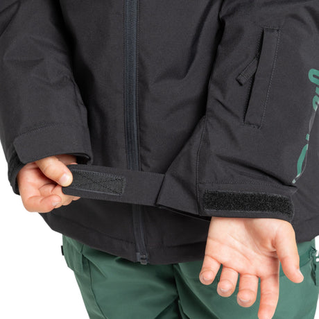 Quiksilver Boys' Mission Ski Jacket True Black / Age 7-8-True Black / Age 9-10-True Black / Age 11-12-True Black / Age 13-14-True Black / Age 15-16 - 53 Degrees North 