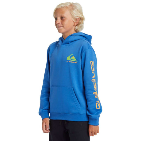 Quiksilver Boys' Omni Logo Hoodie Nebulas Blue / Age 7-8-Nebulas Blue / Age 9-10-Nebulas Blue / Age 11-12-Nebulas Blue / Age 13-14-Nebulas Blue / Age 15-16 - 53 Degrees North 