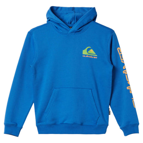 Quiksilver Boys' Omni Logo Hoodie Nebulas Blue / Age 7-8-Nebulas Blue / Age 9-10-Nebulas Blue / Age 11-12-Nebulas Blue / Age 13-14-Nebulas Blue / Age 15-16 - 53 Degrees North 