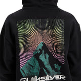 Quiksilver Boys' Salt Water Graphic Hoodie True Black / Age 7-8-True Black / Age 9-10-True Black / Age 11-12-True Black / Age 13-14-True Black / Age 15-16 - 53 Degrees North 
