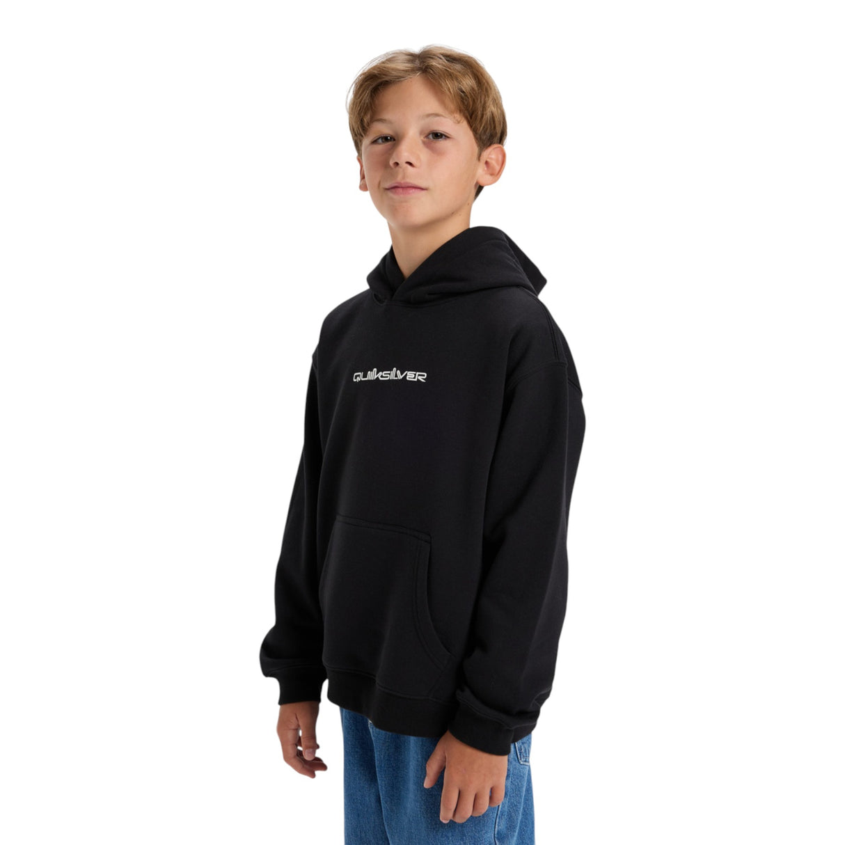 Quiksilver Boys' Salt Water Graphic Hoodie True Black / Age 7-8-True Black / Age 9-10-True Black / Age 11-12-True Black / Age 13-14-True Black / Age 15-16 - 53 Degrees North 