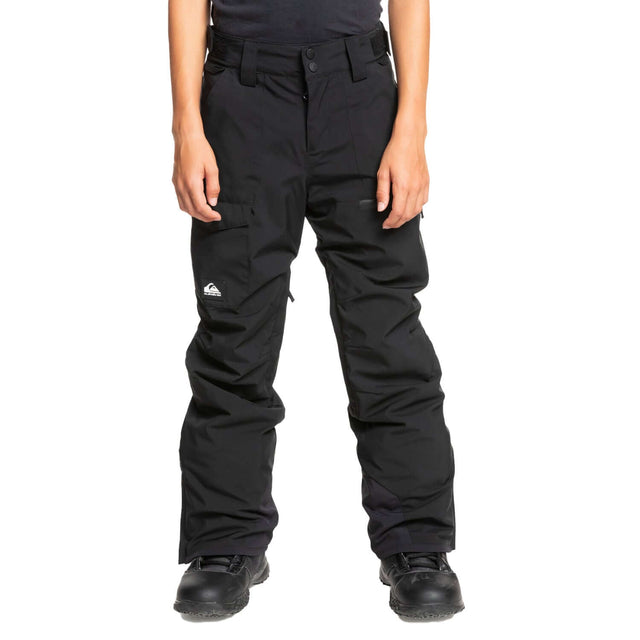 Quiksilver Boys' Utility Ski Trousers True Black / Age 7-8-True Black / Age 9-10-True Black / Age 11-12-True Black / Age 13-14-True Black / Age 15-16 - 53 Degrees North 