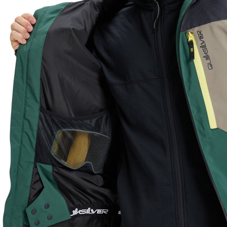 Quiksilver Men's Dawson Jacket True Black / Small-True Black / Medium-True Black / Large-True Black / X-Large-Trekking Green / Small - 53 Degrees North 