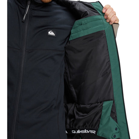 Quiksilver Men's Dawson Jacket True Black / Small-True Black / Medium-True Black / Large-True Black / X-Large-Trekking Green / Small - 53 Degrees North 