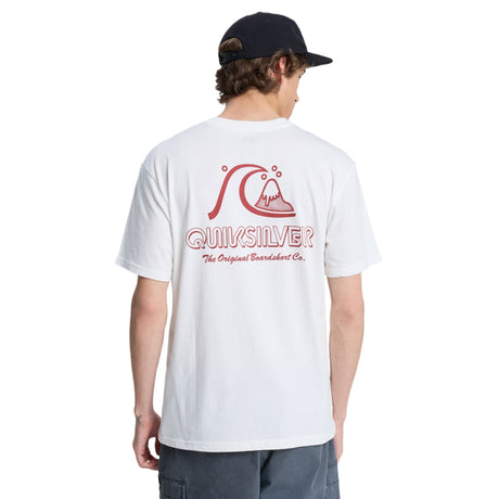 Quiksilver Men's Evo Original BS Short Sleeve T-Shirt Snow White / Small-Snow White / Medium-Snow White / Large-Snow White / X-Large-Forest / Small - 53 Degrees North 