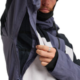 Quiksilver Men's Forever Stretch GORE-TEX Jacket Graystone / Small-Graystone / Medium-Graystone / Large-Graystone / X-Large - 53 Degrees North 