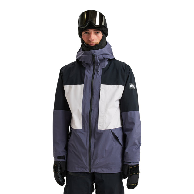 Quiksilver Men's Forever Stretch GORE-TEX Jacket Graystone / Small-Graystone / Medium-Graystone / Large-Graystone / X-Large - 53 Degrees North 