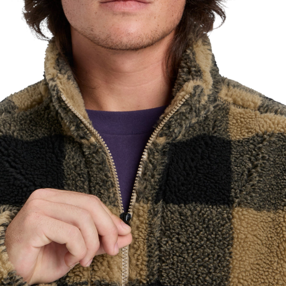 Quiksilver Men's Mercury Woodlands Sherpa Shirt Woodlands Elmwood / Small-Woodlands Elmwood / Medium-Woodlands Elmwood / Large-Woodlands Elmwood / X-Large - 53 Degrees North 