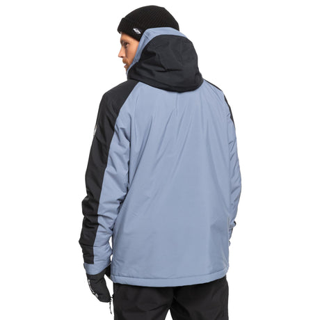 Quiksilver Men's Mission Block Ski Jacket Flint Stone / Small-Flint Stone / Medium-Flint Stone / Large-Flint Stone / X-Large - 53 Degrees North 