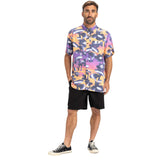 Quiksilver Men's Safe Paradise Shirt Vintage Violet Biophilia / Small-Vintage Violet Biophilia / Medium-Vintage Violet Biophilia / Large-Vintage Violet Biophilia / X-Large - 53 Degrees North 