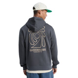 Quiksilver Men's Salt Water Graphic Hoodie Iron Gate / Small-Iron Gate / Medium-Iron Gate / Large-Iron Gate / X-Large - 53 Degrees North 
