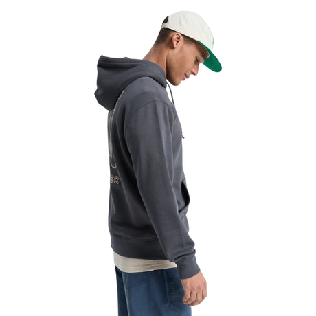 Quiksilver Men's Salt Water Graphic Hoodie Iron Gate / Small-Iron Gate / Medium-Iron Gate / Large-Iron Gate / X-Large - 53 Degrees North 