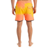 Quiksilver Men's Surfsilk Scallop Volley 16 Shorts Fiery Coral Bloomfade / Small-Fiery Coral Bloomfade / Medium-Fiery Coral Bloomfade / Large-Fiery Coral Bloomfade / X-Large-Fiery Coral Bloomfade / XX-Large - 53 Degrees North 