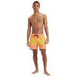 Quiksilver Men's Surfsilk Scallop Volley 16 Shorts Fiery Coral Bloomfade / Small-Fiery Coral Bloomfade / Medium-Fiery Coral Bloomfade / Large-Fiery Coral Bloomfade / X-Large-Fiery Coral Bloomfade / XX-Large - 53 Degrees North 
