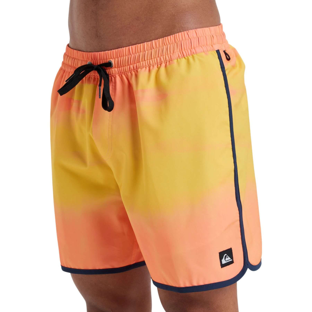 Quiksilver Men's Surfsilk Scallop Volley 16 Shorts Fiery Coral Bloomfade / Small-Fiery Coral Bloomfade / Medium-Fiery Coral Bloomfade / Large-Fiery Coral Bloomfade / X-Large-Fiery Coral Bloomfade / XX-Large - 53 Degrees North 