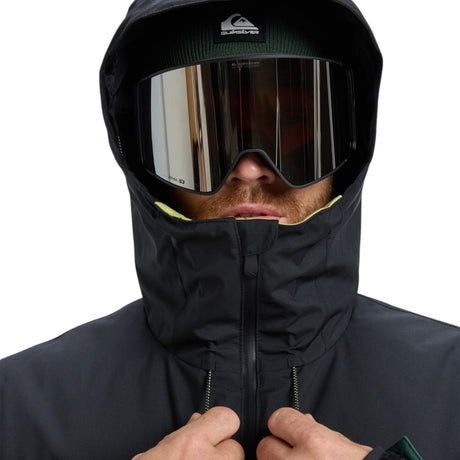 Quiksilver Men's Sycamore Block Jacket True Black / Small-True Black / Medium-True Black / Large-True Black / X-Large - 53 Degrees North 