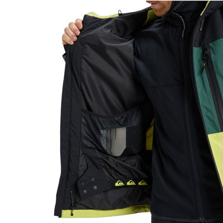 Quiksilver Men's Sycamore Block Jacket True Black / Small-True Black / Medium-True Black / Large-True Black / X-Large - 53 Degrees North 