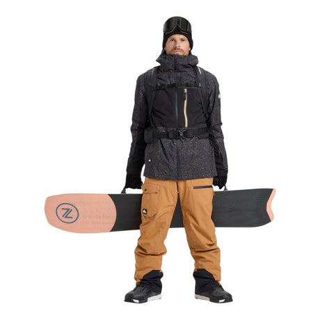 Quiksilver Men's Sycamore Printed Jacket Mountain Static True Black / Small-Mountain Static True Black / Medium-Mountain Static True Black / Large-Mountain Static True Black / X-Large - 53 Degrees North 