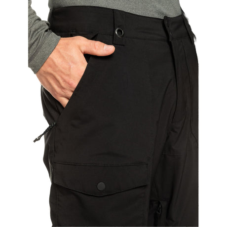 Quiksilver Men's Utility Ski Trousers True Black / Small-True Black / Medium-True Black / Large-True Black / X-Large - 53 Degrees North 