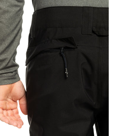 Quiksilver Men's Utility Ski Trousers True Black / Small-True Black / Medium-True Black / Large-True Black / X-Large - 53 Degrees North 
