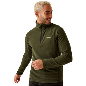 Regatta Men's Montes Half Zip Fleece Pullover Nephrite Green/Black / Small-Nephrite Green/Black / Medium-Nephrite Green/Black / Large-Nephrite Green/Black / X-Large-Nephrite Green/Black / XX-Large #- 53 Degrees North 