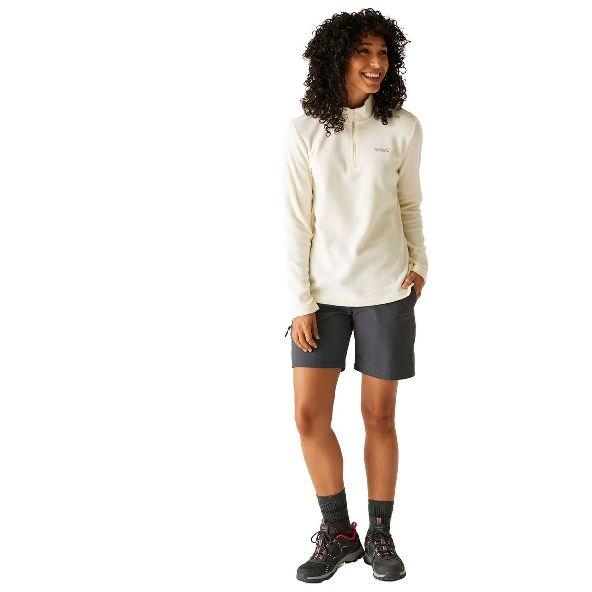 Regatta Women's Sweetheart 1/4 Zip Fleece Pullover Wisteria / X-Small-Wisteria / Small-Wisteria / Medium-Wisteria / Large-Wisteria / X-Large #- 53 Degrees North 