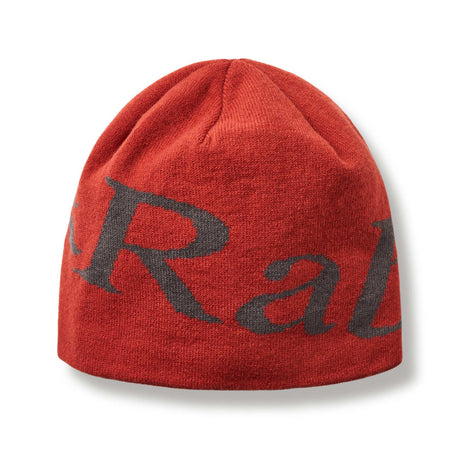 Rab Logo Beanie Tuscan Red/Graphene - 53 Degrees North