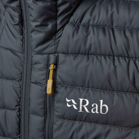 Rab Men's Microlight Alpine Down Jacket Beluga / X-Small-Beluga / Small-Beluga / Medium-Beluga / Large-Beluga / X-Large - 53 Degrees North 