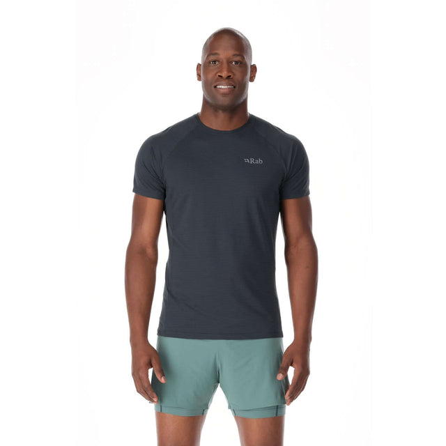 Rab Men's Sonic T-Shirt Beluga / Small-Beluga / Medium-Beluga / Large-Beluga / X-Large-Beluga / XX-Large - 53 Degrees North 