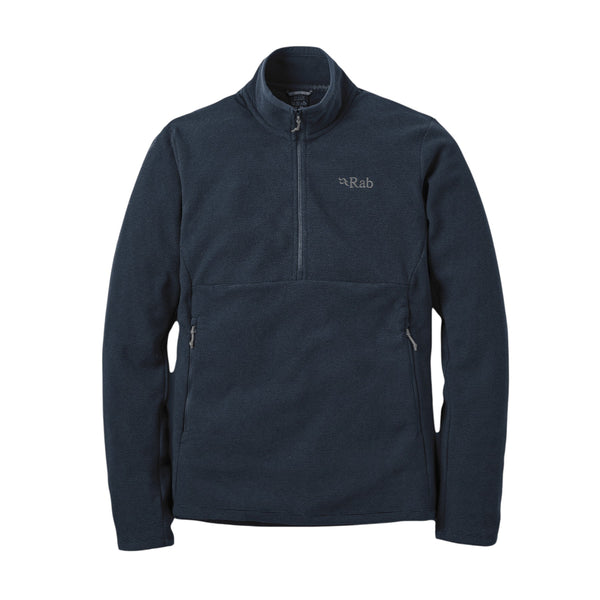 Rab Men's Stavel Fleece Pullover Beluga / Small-Beluga / Medium-Beluga / Large-Beluga / X-Large-Beluga / XX-Large - 53 Degrees North 