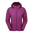 Rab Women's Cirrus Flex 2.0 Hooded Jacket Plum/Mulberry / X-Small-Plum/Mulberry / Small-Plum/Mulberry / Medium-Plum/Mulberry / Large-Plum/Mulberry / X-Large - 53 Degrees North 