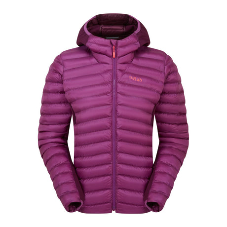 Rab Women's Cirrus Flex 2.0 Hooded Jacket Plum/Mulberry / X-Small-Plum/Mulberry / Small-Plum/Mulberry / Medium-Plum/Mulberry / Large-Plum/Mulberry / X-Large - 53 Degrees North 