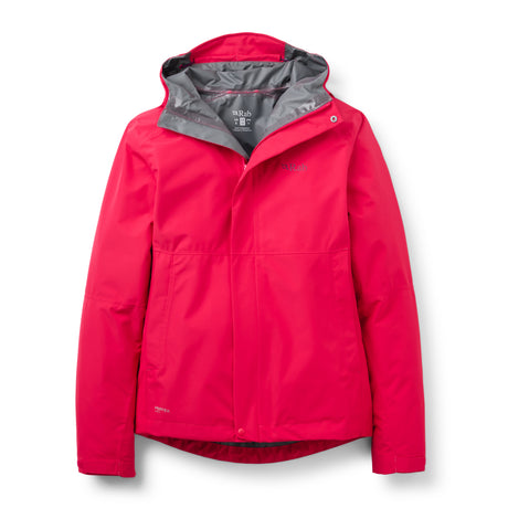 Rab Women's Downpour Jacket Watermelon / X-Small - 53 Degrees North