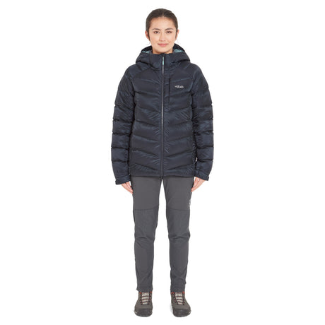 Rab Women's Glaceon Pro Jacket Beluga / X-Small-Beluga / Small-Beluga / Medium-Beluga / Large-Beluga / X-Large - 53 Degrees North 
