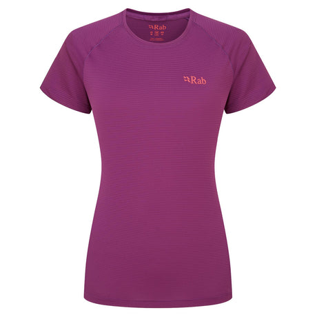 Rab Women's Sonic T-Shirt Hibiscus / X-Small-Hibiscus / Small-Hibiscus / Medium-Hibiscus / Large-Hibiscus / X-Large - 53 Degrees North 