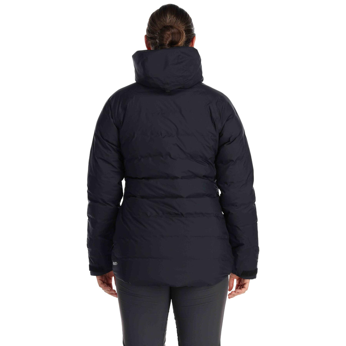 Rab Women's Valience Waterproof Down Jacket Black (Aquamarine) / X-Small-Black (Aquamarine) / Small-Black (Aquamarine) / Medium-Black (Aquamarine) / Large-Black (Aquamarine) / X-Large - 53 Degrees North 