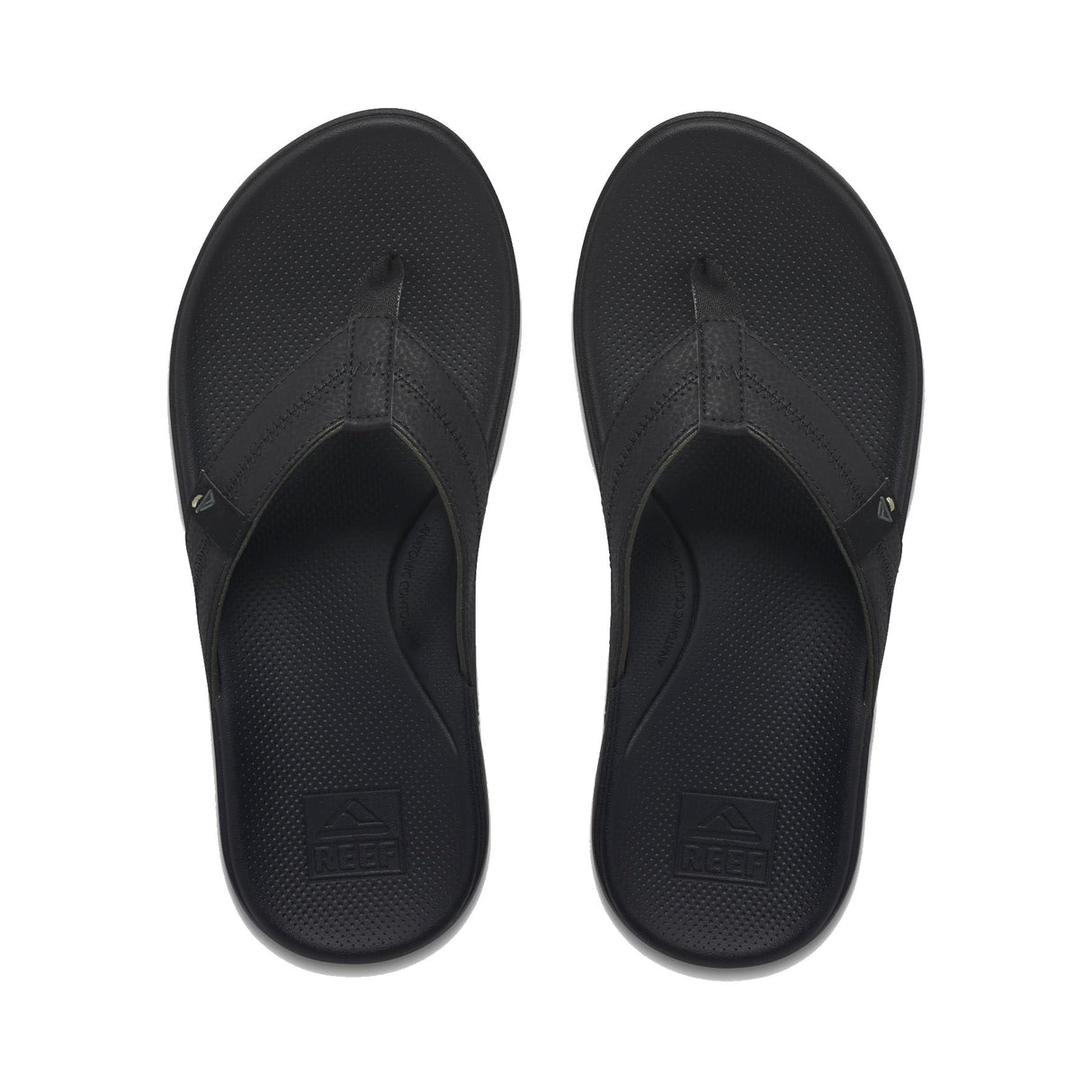 Reef Men's Cushion Phantom 2.0 Flip Flops Black / 8-Black / 9-Black / 10-Black / 11-Black / 12 - 53 Degrees North 